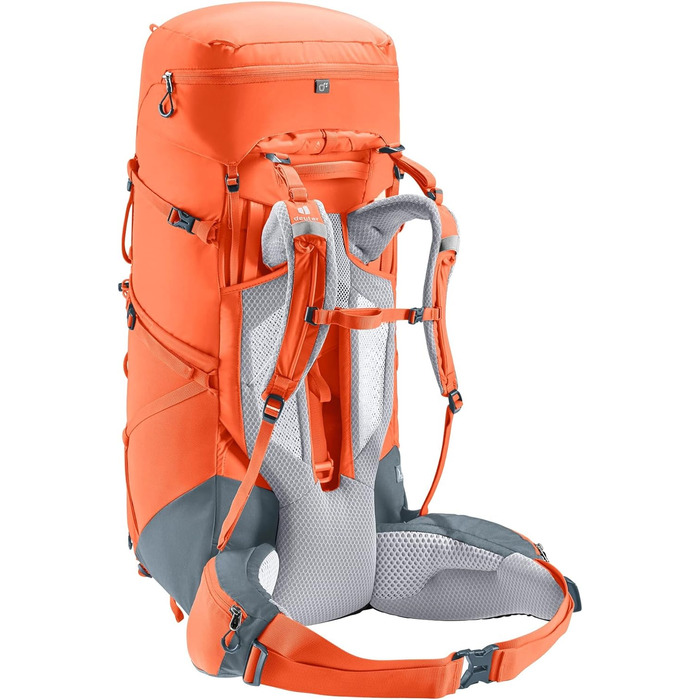 Жіночий трекінговий рюкзак Deuter Aircontact Core 45+10 л, паприка-графіт