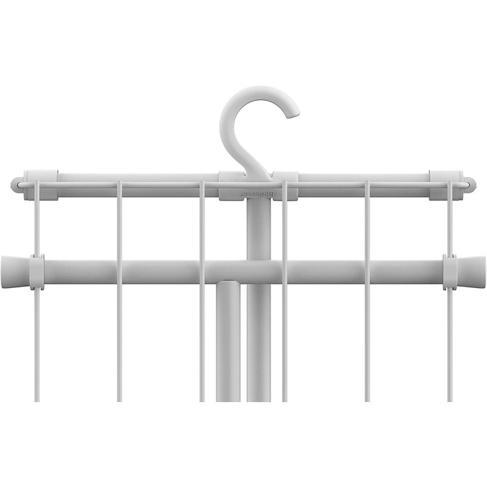 Сушарка для білизни Rörets Compact, 90x32x83 см, 5,5 м, біла, міцна та компактна, гачок для зберігання, шведська якість