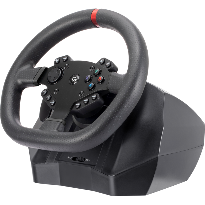 Ігрове кермо GamePro RW575PM з педалями та коробкою передач XBOX ONE/PS4/PS3/PC/SWITCH