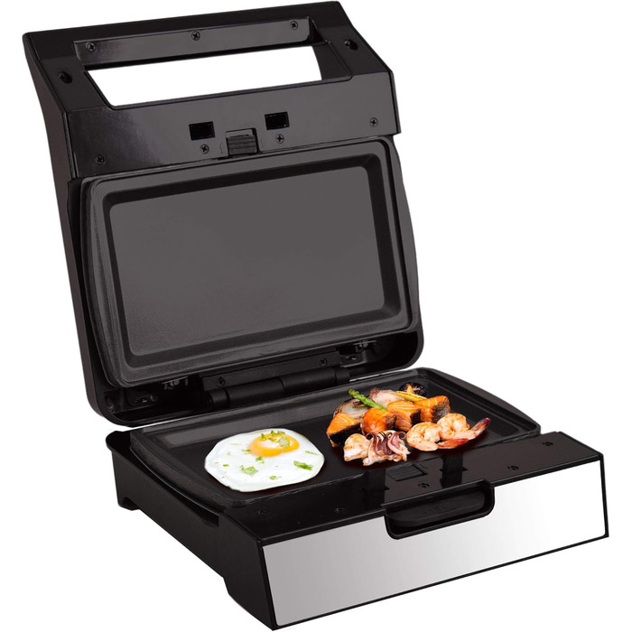 Електричний гриль Teppanyaki Syntrox Germany MM-1400W з антипригарними знімними пластинами для смаження