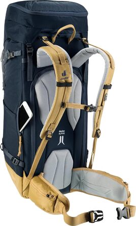 Туристичний рюкзак Deuter Rise 34+ L для снігоступів, інк-карамель