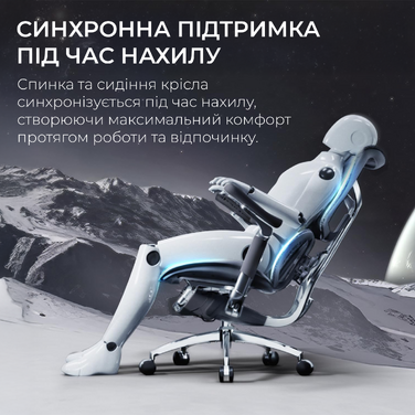 Крісло офісне Sihoo DORO S300 Mesh Dark Grey