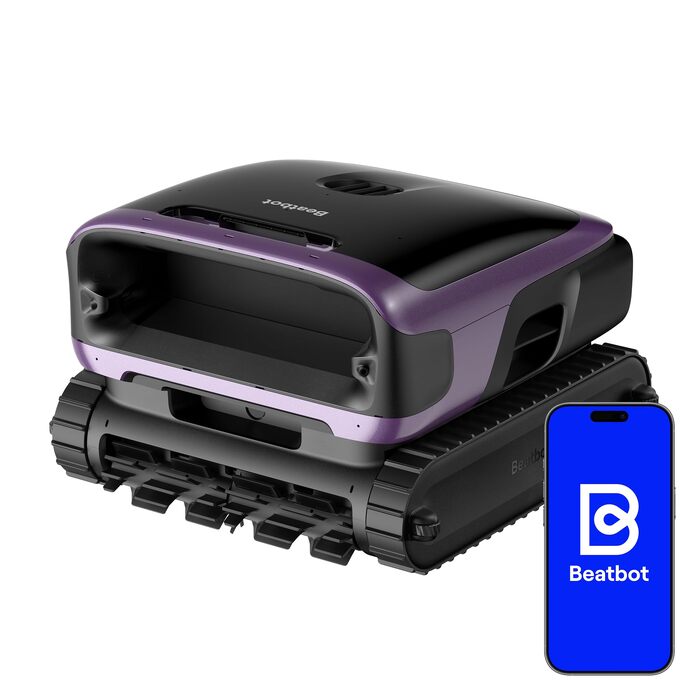 Робот-пилосос для басейну Beatbot Sora 70 Neu (2026) – Акумуляторний, 4-в-1, для дна та стін, до 300 м², 25700 л/год, синій