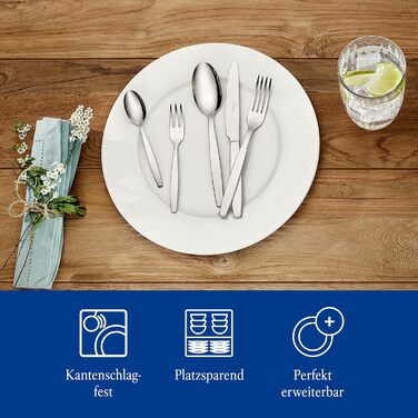 Набір посуду Villeroy & Boch For Me 8 предметів, білий, з преміум порцеляни, для сервірування, з обідніми та суповими тарілками, підходить для посудомийної машини та мікрохвильової печі