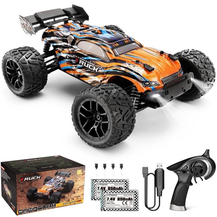 Радіокерований баггі HAIBOXING 1/18 4WD 36 км/год, позашляховик для дітей та дорослих, 2.4Ghz