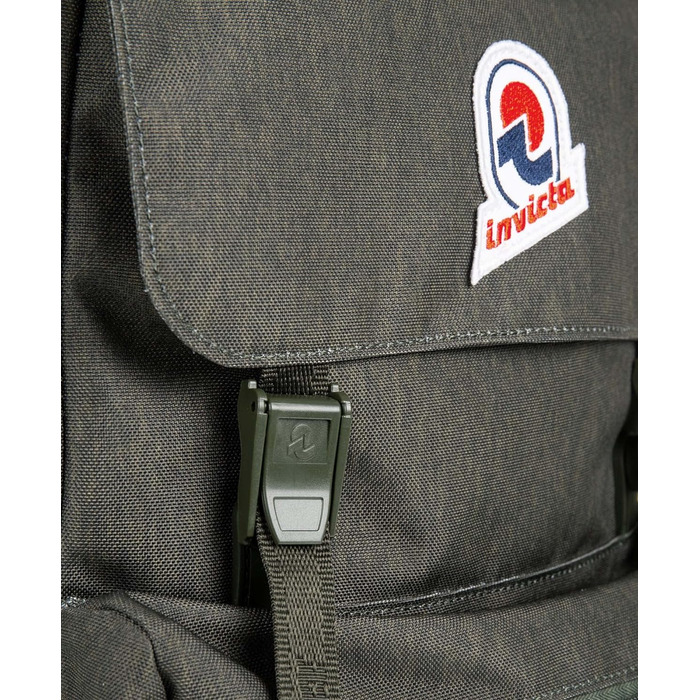 Рюкзак Invicta JOLLY SOLID S, універсальний міський Daypack, для офісу, навчання, спорту та подорожей, італійський дизайн, чорний Redwood 40