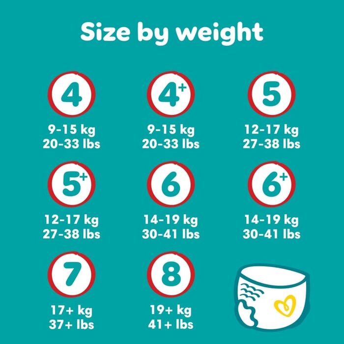 Підгузки-трусики Pampers Baby-Dry, розмір 8 (19кг+), 22 шт