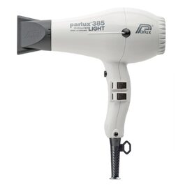 Фен Parlux 385 Power Light білий — професійний легкий фен для волосся