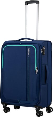 Валіза American Tourister Sea Seeker Spinner M 68 см 61 л синя (Combat Navy)