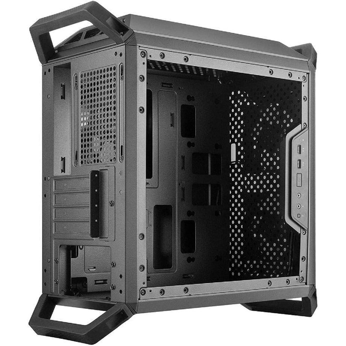 Корпус Cooler Master MasterBox Q300P RGB mATX Mini Tower для ігрового ПК з повною бічною панеллю, акуратним кабель-менеджментом та варіантами охолодження