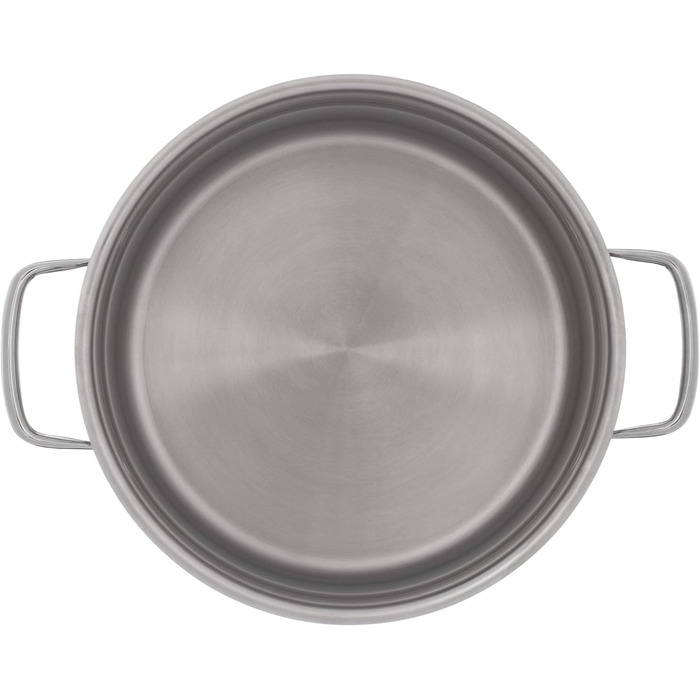 Набір каструль WMF Compact Cuisine 4 предмети для індукції з кришками, нержавіюча сталь Cromargan, з внутрішньою шкалою