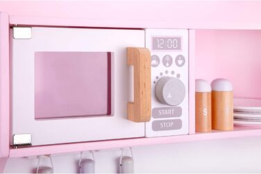 Дитяча кухня New Classic Toys 11067, сучасна, з електроплитою та звуком, для дітей від 3 років, рожева