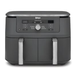 Аерофритюрниця Ninja Dual Zone Digital DZ400EU 6-в-1 з двома кошиками, 9.5 л, Metallic Grey