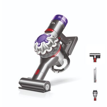 Ручний акумуляторний пилосос Dyson Car+Boat для автомобіля та човна, сріблястий, до 50 хв роботи