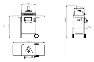 Вугільний гриль LANDGRAF 43 x 30 см