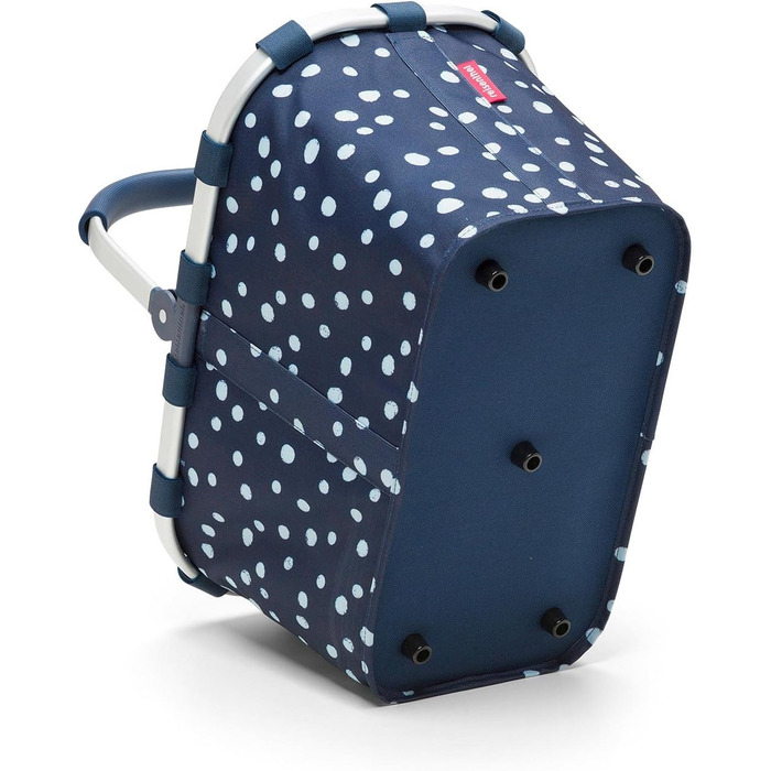 Сумка-шопер Carrybag Spots Navy, темно-синя з принтом, для покупок