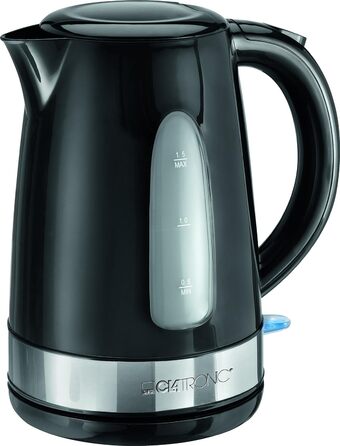 Електрочайник Clatronic WKS 3576, 1.7 л, 2200 Вт, нержавіюча сталь