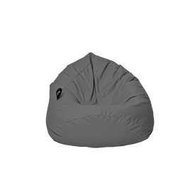 Мішок-крісло Beanbag MILLINDABAG Kastanie краплеподібний для дітей, підлітків та дорослих, антрацит, XL 77 см - для дому та вулиці, вже наповнений