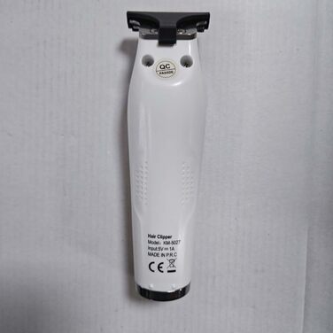 Професійна машинка для стрижки волосся та бороди Kemei, бездротова, електрична, з LCD-дисплеєм, акумуляторна, срібляста