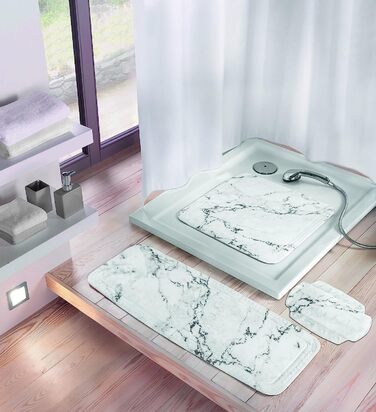 Подушка для шиї Kleine Wolke Marble, ПВХ-піна, антрацит, 32x22 см