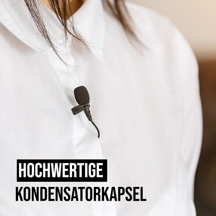 RØDE Lavalier GO професійний петличний мікрофон для мовлення, відеозйомки, контенту, запису голосу в студії та на виїзді, чорний