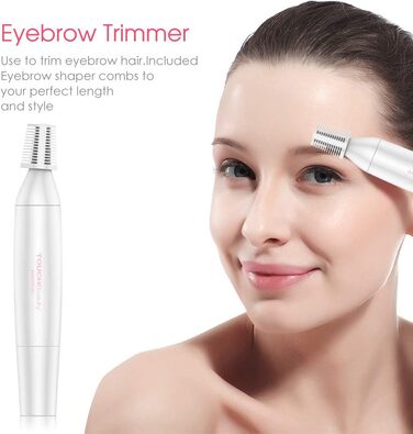 TOUCHBeauty 4-в-1 електричний тример для видалення волосся: бікіні, обличчя, брів, тіла, водонепроникний AG-1753EU