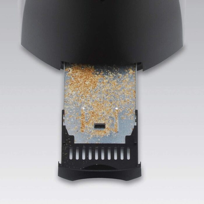 Тостер Cloer 3310 Cool-Wall 825 Вт, для 2 тостів, з підставкою для булочок, кришкою для крихт, функцією додаткового підйому, чорний