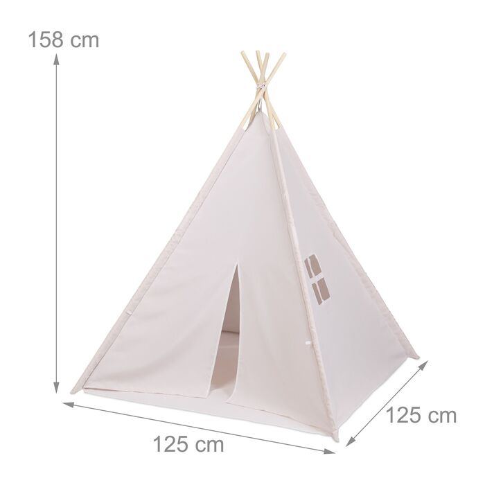 Палатка-намет Relaxdays Tipi з килимком