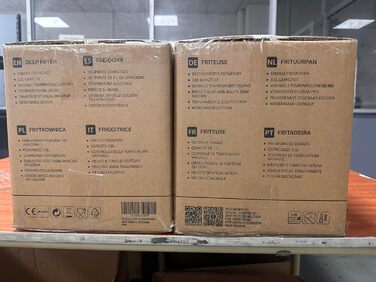 Фритюрниця Aigostar Ushas 30HEZ напівпрофесійна, 2200 Вт, 3 л, з нержавіючої сталі, BPA-free