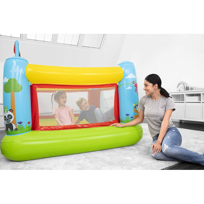Надувний батут Bestway Fisher-Price Bouncetastic 175x173x135 см для дітей