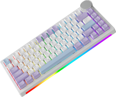 Бездротова механічна клавіатура Ajazz AK820 V2 Coconut Flake Switch (AK820-V2-CF-PWB)