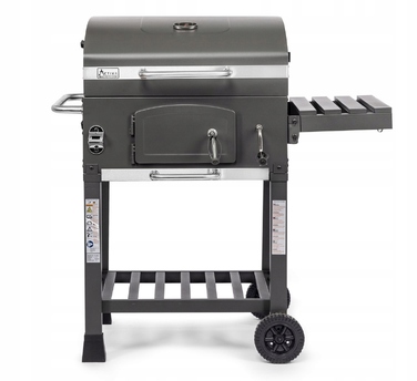 Вугільний гриль Activa Mastercook Angular із чавунним решіткою, 57,5 x 42,0 см