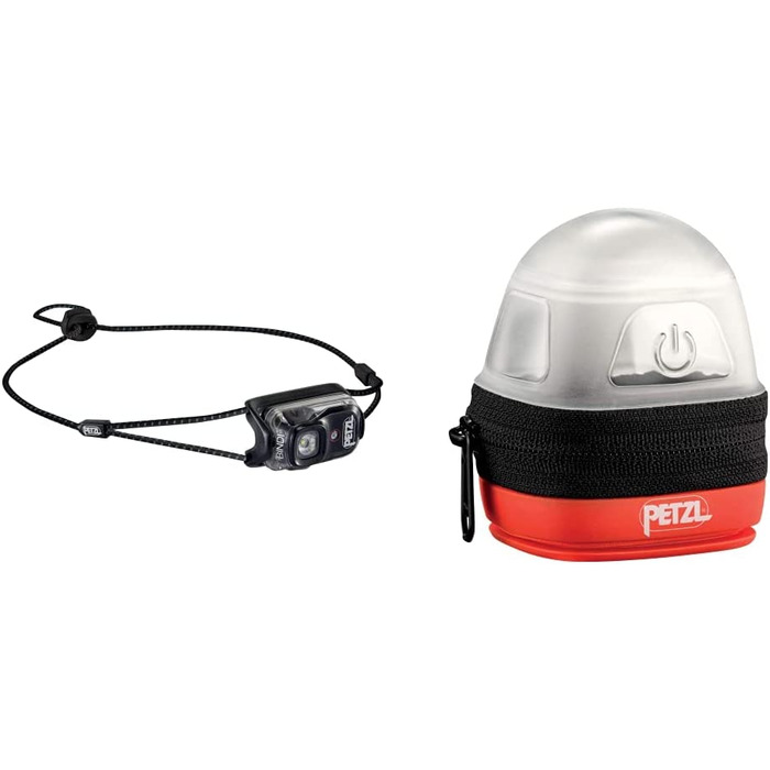 Налобний ліхтар PETZL Bindi чорний 35г з чохлом для ліхтаря