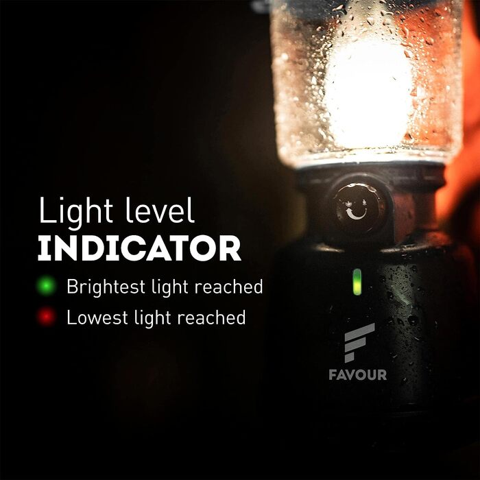 Favour Retro LED ліхтар для кемпінгу, акумуляторний, водонепроникний IP64, з диммером і режимом свічки, синій, ударостійкий, підвісний, знімний абажур, акумулятор у комплекті