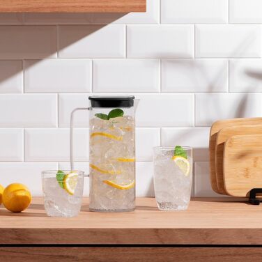 Скляний глечик для води Bodum MELIOR, прозорий, 1.2 л