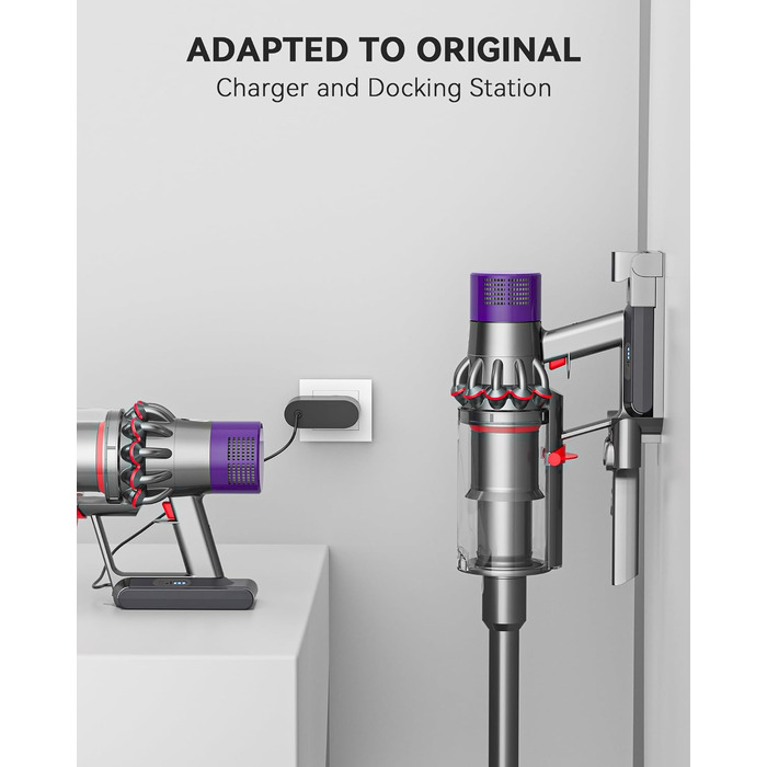 Акумулятор Morpilot V7 8000mAh для пилососа Dyson V7 SV11 Animal, Motorhead, Pro, Trigger, Fluffy + 3 фільтри
