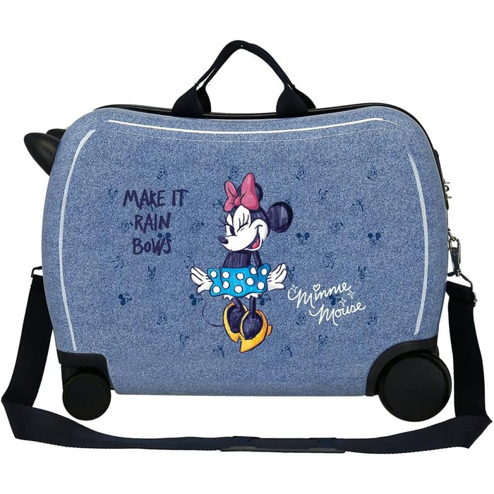 Дитяча валіза Disney Minnie Make It Rain Bows, синя, універсальна