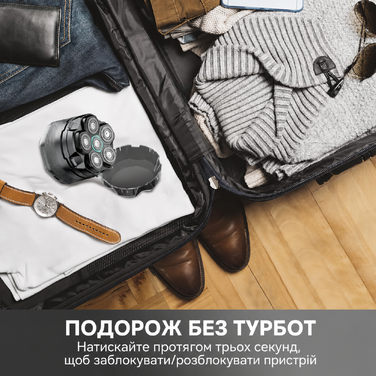 Електрична бритва для голови Kensen для чоловіків, водонепроникна, магнітна, акумуляторна, до 160 хвилин автономної роботи