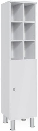 Пенал для ванної Vicco Fynn білий 30x130,6 см, велика дверцята