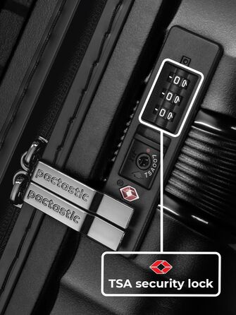 Pactastic ультралегкий жорсткий валіз XL 103 л 75 см з поліпропілену з TSA-замком для подорожей