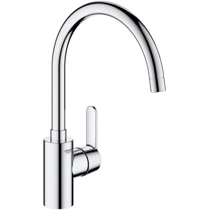 Змішувач кухонний GROHE Get з високим виливом, поворотний на 150°, економія води, хром 31494001