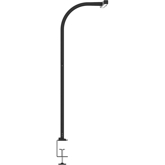Настільна LED лампа Unilux Strata з затискачем, димірується, чорна, 70x80 см