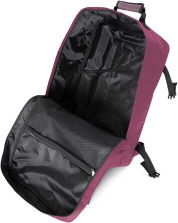 Ультралегкий туристичний рюкзак blnbag M3, 35 л, бордовий, універсальний, з м'якими регульованими лямками або ручкою для перенесення, для подорожей, унісекс