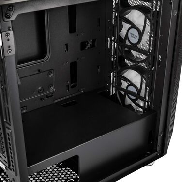 Корпус для ПК KOLINK Citadel Mesh RGB Micro-ATX, скляна панель, чорний, прозоре бічне вікно, компактний корпус для комп'ютера
