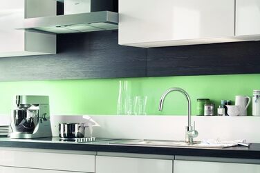 Змішувач кухонний GROHE Eurosmart Cosmopolitan 31180000: високий вилив, висувна лійка, поворот 360°, економія води, хром