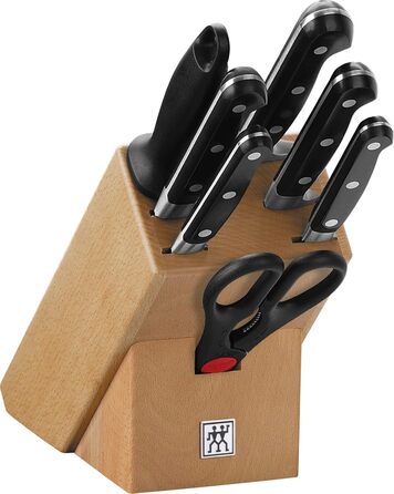 Набір ножів ZWILLING Professional S 8 предметів з дерев'яним блоком, Німеччина