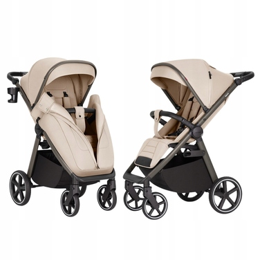 Дитячий прогулянковий візок Carrello Bravo SL Deluxe CRL-5520, колір Shale Beige