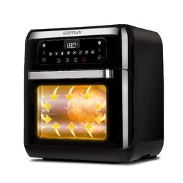 Аерофритюрниця G3 Ferrari Friggisano 2.0 G10136, 1500 Вт, 11 л, 9 програм, цифровий дисплей, підсвітка, чорна
