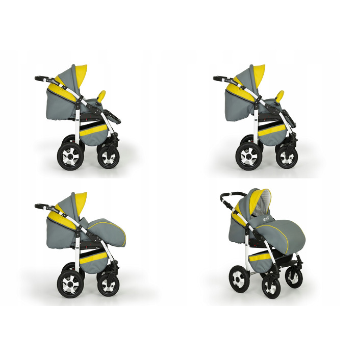 Дитячий візок 3в1 Verdi Eliz: металевий розкладний з аксесуарами