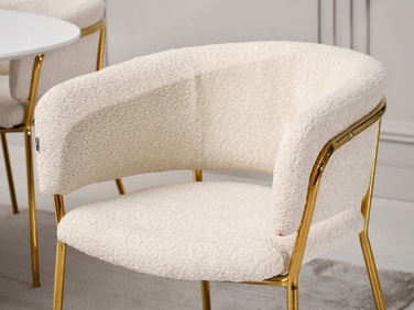 Стілець Mebel-Partner, тканина, бежевий, 1 шт.